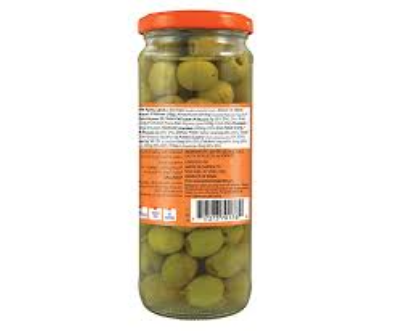 AMERICANA PITTED GREEN OLIVES 335G